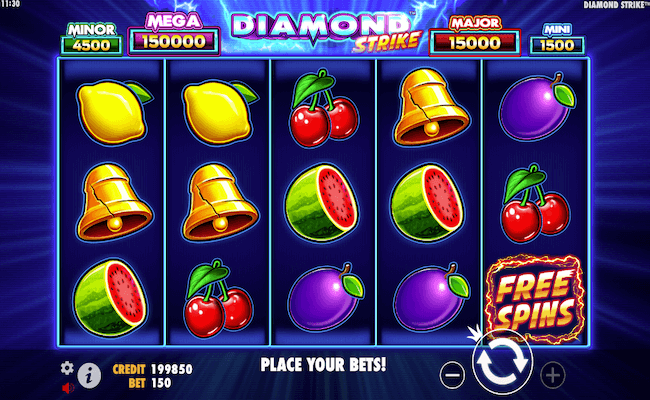 diamond strike scratch free spins