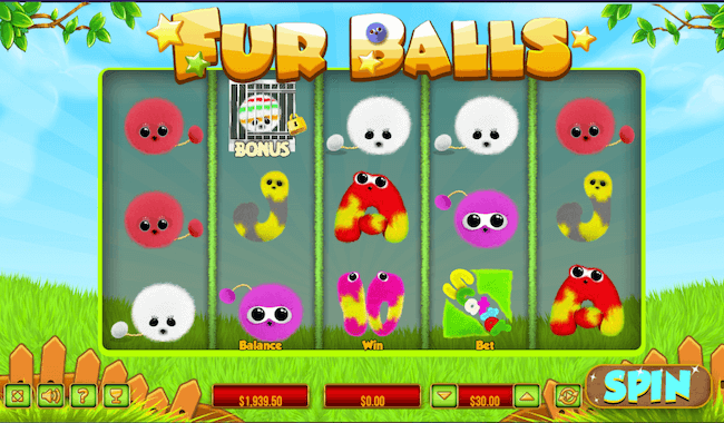 fur balls game interface