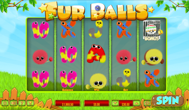 fur balls game reels