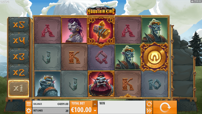 hall of the mountain king game interface