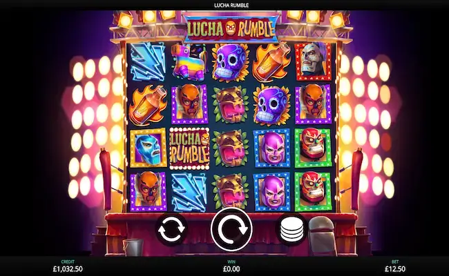 lucha rumble game interface