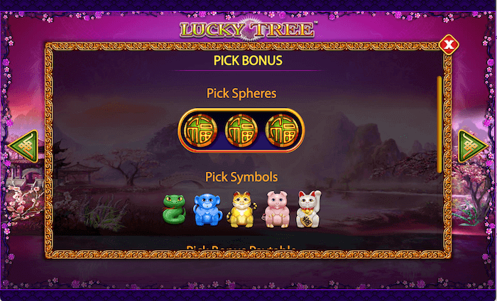 lucky tree pick bonus