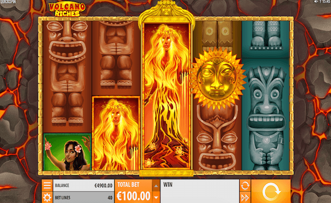 volcano riches slot game