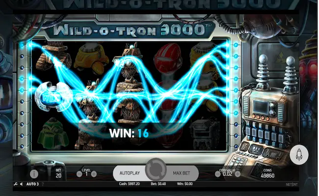 wild o tron 3000 gameplay