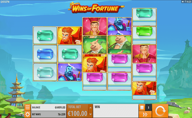 wins of fortune gameplay